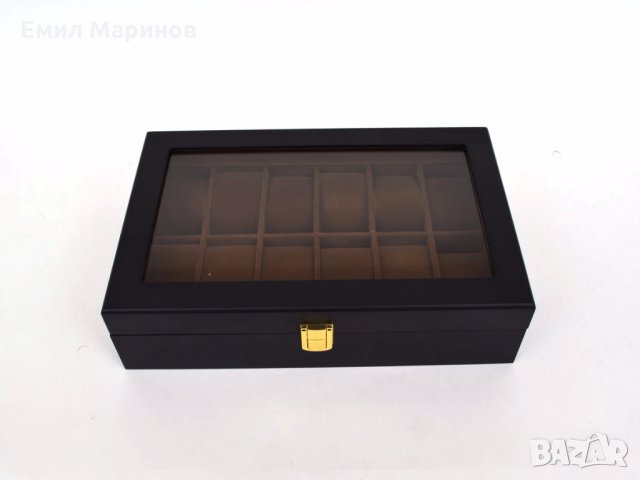 Кутия за часовник Кутия за часовници 12 броя Куфар за часовници, снимка 2 - Мъжки - 26938546