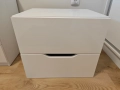 Комплект стилни бели нощни шкафчета, снимка 2