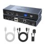 Нов Превключвател 2 Порта USB C/HDMI + Кабели MT-VIKI 4K KVM, снимка 1 - Друга електроника - 43568337