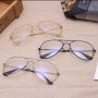 Аviator ново дамски очила стъкла без диоптър защита UV400 ниска цена, снимка 7