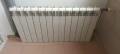 Радиатори за отопление, лира за баня, бойлер, помпа и колектори с връзките, цялостно оборудване., снимка 5