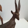 Стари дървени фигури на елени, снимка 6