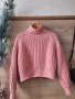 Розов пуловер H&M , снимка 1 - Блузи с дълъг ръкав и пуловери - 43170334