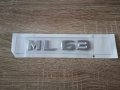 сребрист надпис Mercedes Benz ML 63, снимка 1