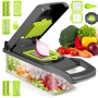 16 в 1 Ръчен Чопър за Зеленчуци с Контейнер и Рендета, снимка 8