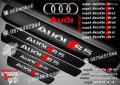 ПРАГОВЕ карбон Audi QUATTRO фолио стикери aupq, снимка 8