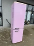 Розов Хладилник с фризер 184см , снимка 1