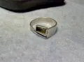 СТАР СТИЛЕН СРЕБЪРЕН ПРЪСТЕН СРЕБРО 925 с ГНЕЗДО За ВГРАЖДАНЕ на СКЪПОЦЕНЕН КАМЪК 49422, снимка 9