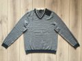 НОВ оригинален сив вълнен пуловер PAL ZILERI размер 54 / XL от Италия, снимка 1