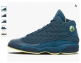 оригинални маратонки Air Jordan 13 Retro Squadron Blue номер 43, снимка 2
