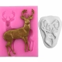 Силиконов молд елен - два вида, снимка 1