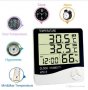 Термометър, влагомер и часовник HTC-2 , снимка 1 - Друга електроника - 37387669