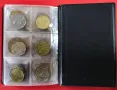 Колекция различни на вид монети в класьор 60 брОЯ, снимка 11