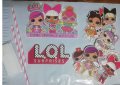 24 части Кукли LOL L.O.L ЛОЛ Кукли LOL L.O.L ЛОЛ Surprise топери за торта със сламки и клечки, снимка 2
