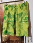 Мъжки къси панталони зелени на палми