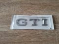 Volkswagen GTI сребриста емблема лого, снимка 1