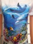 Нова бебешка тениска с трансферен печат Делфини, Морска, Морско дъно, снимка 2
