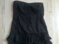 Черна рокля тип бюстие, снимка 3
