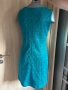 Дамска тюркоазена рокля, снимка 7