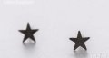 Сребърни обеци,колекция "Stars"little tiny stars,black/нови, снимка 1 - Колиета, медальони, синджири - 43287977