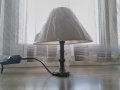Антикварна месингова настолна лампа 1, снимка 4