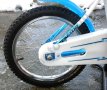 Детски велосипед 16” Reactor Foxy, стоманена рамка, контра, син/бял , снимка 9