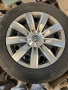 Оригинални джанти за Vw със зимни гуми Continental 215/65/R17, снимка 1