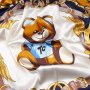 дамски копринен шал Moschino, снимка 3