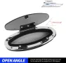 Fydun Boat Porthole Илюминатор от закалено тонирано стъкло за яхта. Прозорец за лодки. 300x105 мм , снимка 3