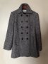 Ново дамско палто черно бяло L XL, снимка 1 - Палта, манта - 38194191