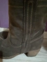 Дамски каубойски ботуши естествен велур, снимка 5