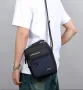Компактна, Елегантна и Стилна Мъжка универсална черна чанта с презрамки!, снимка 12