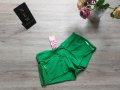 НОВИ къси зелени памучни панталонки с пайети на намаление