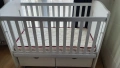 Бебешка кошара от МДФ Felicio + матрак Pierre Cardin, снимка 1