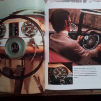 Книга за Mercedes-Benz SL немски език твърди корици автомобили история списания каталози, снимка 7 - Други - 36885834