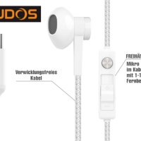 Шумоизолиращи Слушалки LUDOS Nexus,микрофон/мощен бас/кристален звук/1,3 м плетен кабел/3.5мм жак, снимка 7 - Слушалки и портативни колонки - 43375948