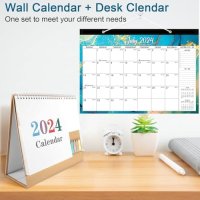 Нов Комплект Календари 2024-2025 за Стена и Бюро, снимка 2 - Други стоки за дома - 43271389