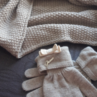 Зимни шал и ръкавици , снимка 1 - Шалове - 44891512