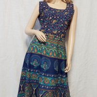 Индийска памучна рокля ”Мандала”, снимка 8 - Рокли - 22910220