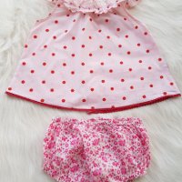 Туника и гащички за памперс 12-18 месеца, снимка 1 - Бебешки блузки - 29024913