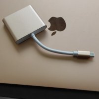 USB-C хъб Thunderbolt 3 адаптер USB C към HDMI съвместим 4K докинг станция PD зареждане за MacBook, снимка 6 - Кабели и адаптери - 38222479