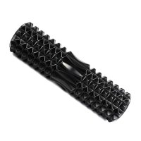 Големи Черни Фоумролер (таралеж) два размера 45x14 Foam roller, снимка 1 - Фитнес уреди - 40769251