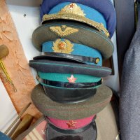  Оригинални редки Съветски военни шапки СССР от 1935 до 1980 година, снимка 1 - Антикварни и старинни предмети - 37239157