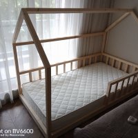 Детско легло тип къщичка, снимка 2 - Мебели за детската стая - 37107431