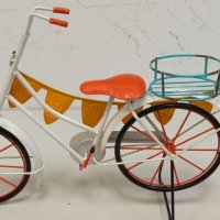 Метално ретро колело за декорация, снимка 5 - Антикварни и старинни предмети - 32430821