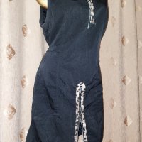 XL/XXL Черна рокля с апликации с животински принт

, снимка 7 - Рокли - 42940503