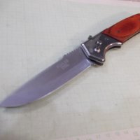 Нож полуавтоматичен сгъваем, снимка 5 - Ножове - 43687892