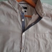 Мъжки оригинални ризи HUGO BOSS с къс ръкав, размер XXL.Като нови!, снимка 4 - Ризи - 28345499