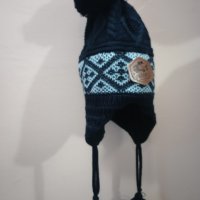 Шапка за момче Зимна Синя, снимка 2 - Шапки, шалове и ръкавици - 43730498