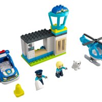 LEGO® DUPLO® Town 10959 - Полицейски участък и хеликоптер, снимка 3 - Конструктори - 40588030